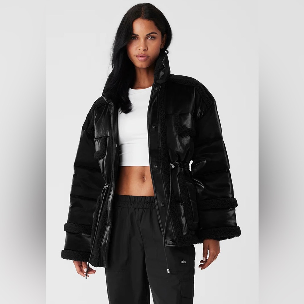 alo ice breaker puffer jacket